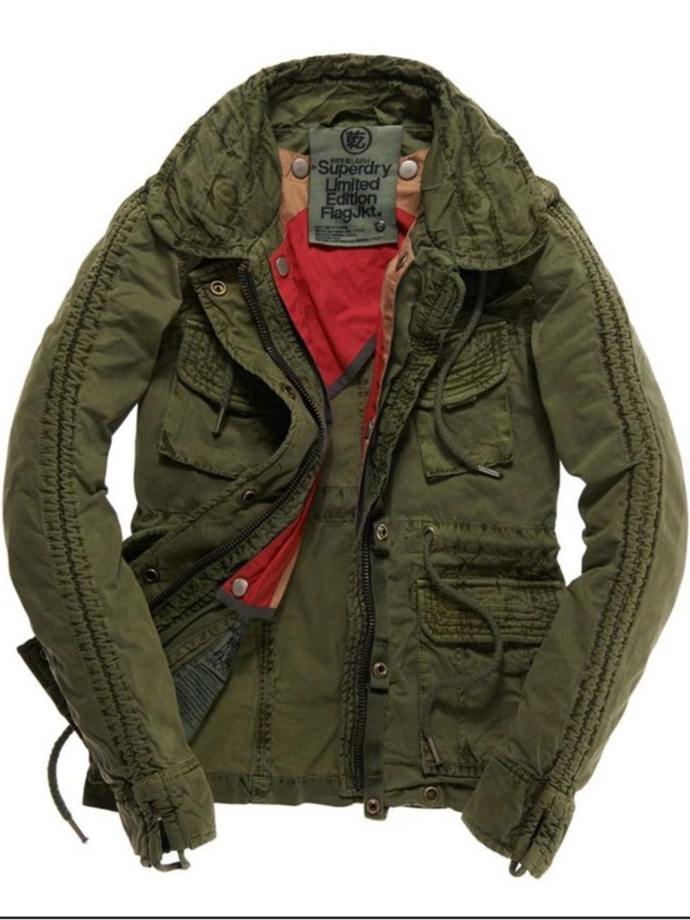 Superdry Women's Green Jacket - Size Small